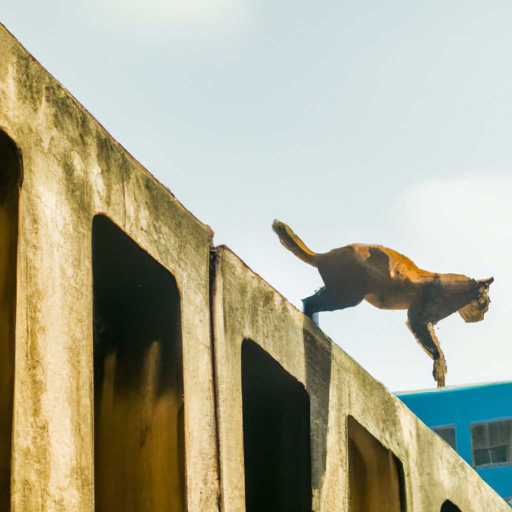 parkour cat leap