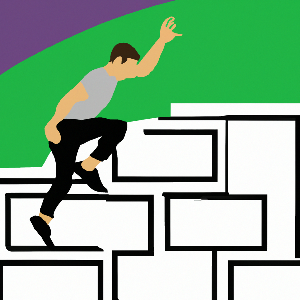 Vector Parkour Run: An Extreme Sport That Blends Athleticism and Creativity